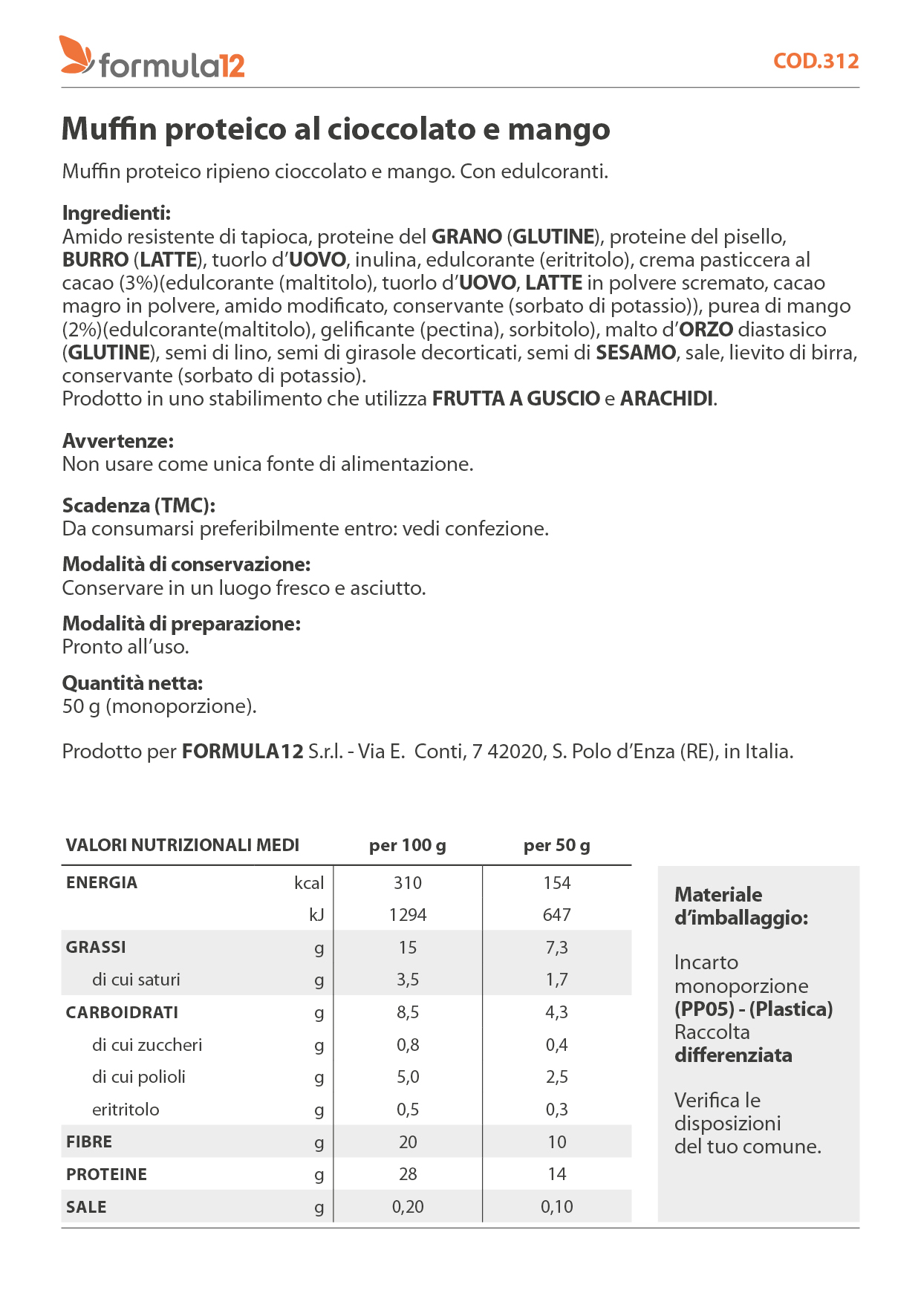 312_ Muffin al cioccolato e mango